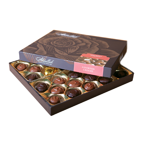 slide 1 of 1, Abdallah Candies Assorted Creams Chocolates Gift Box, 15 oz