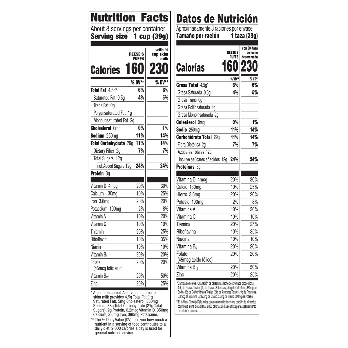 slide 12 of 13, Reese's Puffs REESE''S PUFFS Peanut Butter Lovers Breakfast Cereal, Made with Whole Grain and Real REESE''S Peanut Butter, 11.5 oz, 11.5 oz