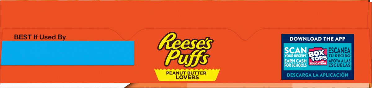 slide 13 of 13, Reese's Puffs REESE''S PUFFS Peanut Butter Lovers Breakfast Cereal, Made with Whole Grain and Real REESE''S Peanut Butter, 11.5 oz, 11.5 oz