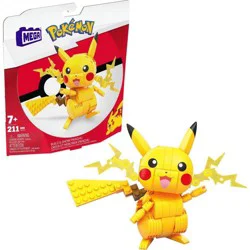 Mega Construx Mega Pokémon Build & Show Pikachu Building Set - 211 pcs