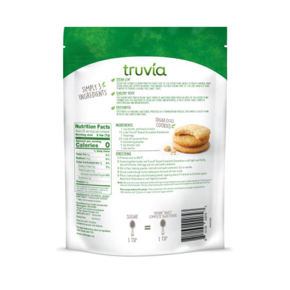 slide 3 of 7, Truvia Sweet Complete Granulated Sweetener from the Stevia Leaf, 16 oz Bag, 16 oz