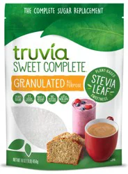 Truvia Sweet Complete Granulated Calorie-Free Sweetener from the Stevia Leaf, 16 oz Bag