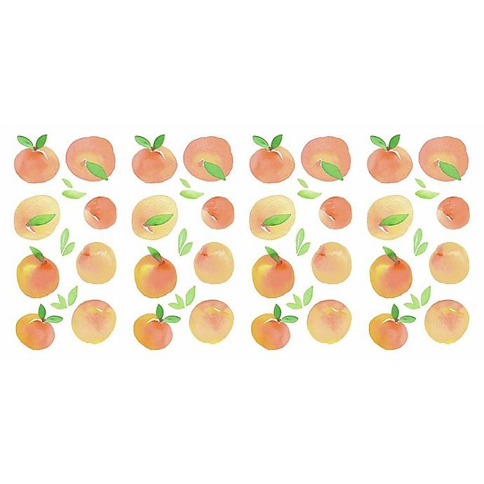 slide 1 of 5, RoomMates Sweet Peaches Peel & Stick Wall Decals, 1 ct