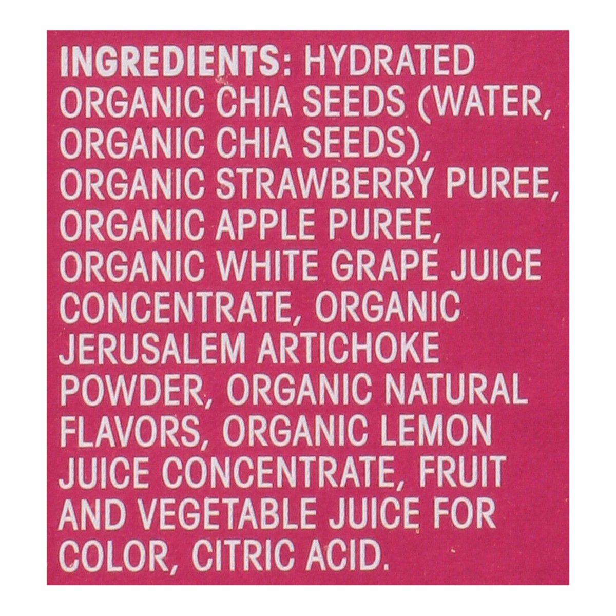 slide 8 of 13, Mamma Chia Organic Strawberry Lemonade Prebiotic Squeeze Snack 4 - 3.5 oz Each, 4 ct
