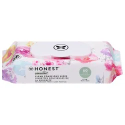 Honest Sensitive Clean Conscious Wipes 60 ea