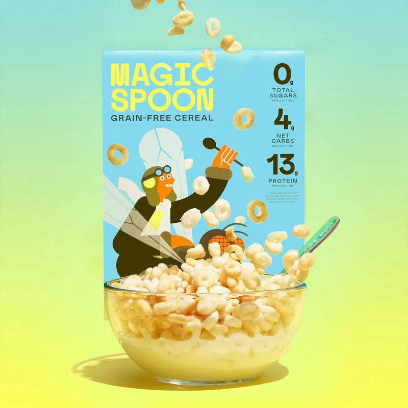 slide 5 of 5, Magic Spoon Honey Nut Keto and Grain-Free Cereal - 7oz, 7 oz