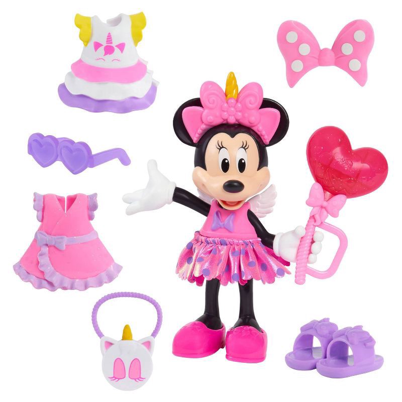 slide 2 of 5, Minnie Mouse Fabulous Fashion Doll Unicorn Fantasy, 1 ct