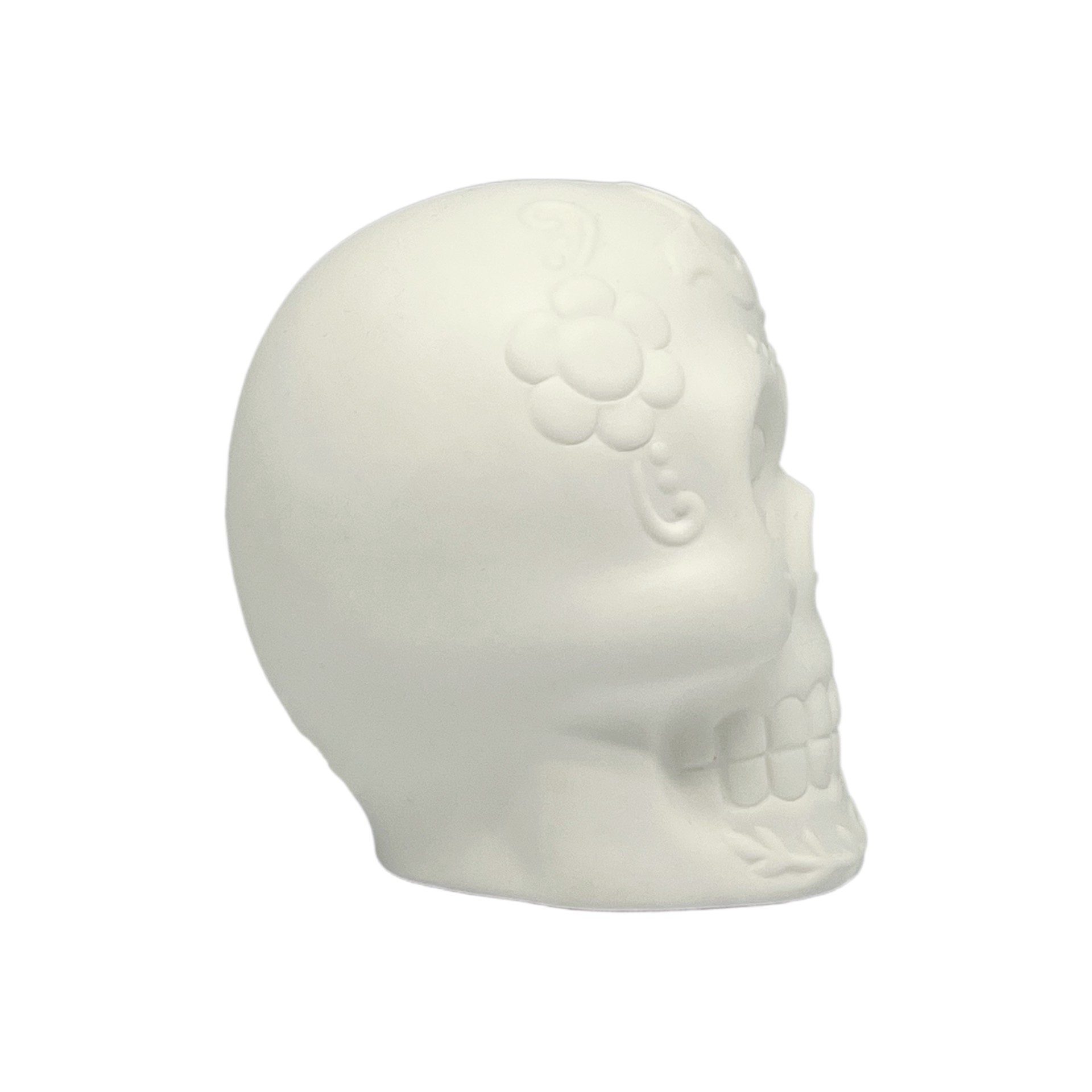 slide 8 of 8, 4.5" Diy Led Sugar Skull Ceramic Decor By Ashland, 4.5 in