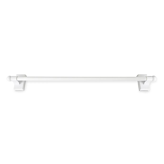 slide 1 of 1, Maytex Magnetic 16 to Adjustable Window Curtain Rod - White, 16-18 in