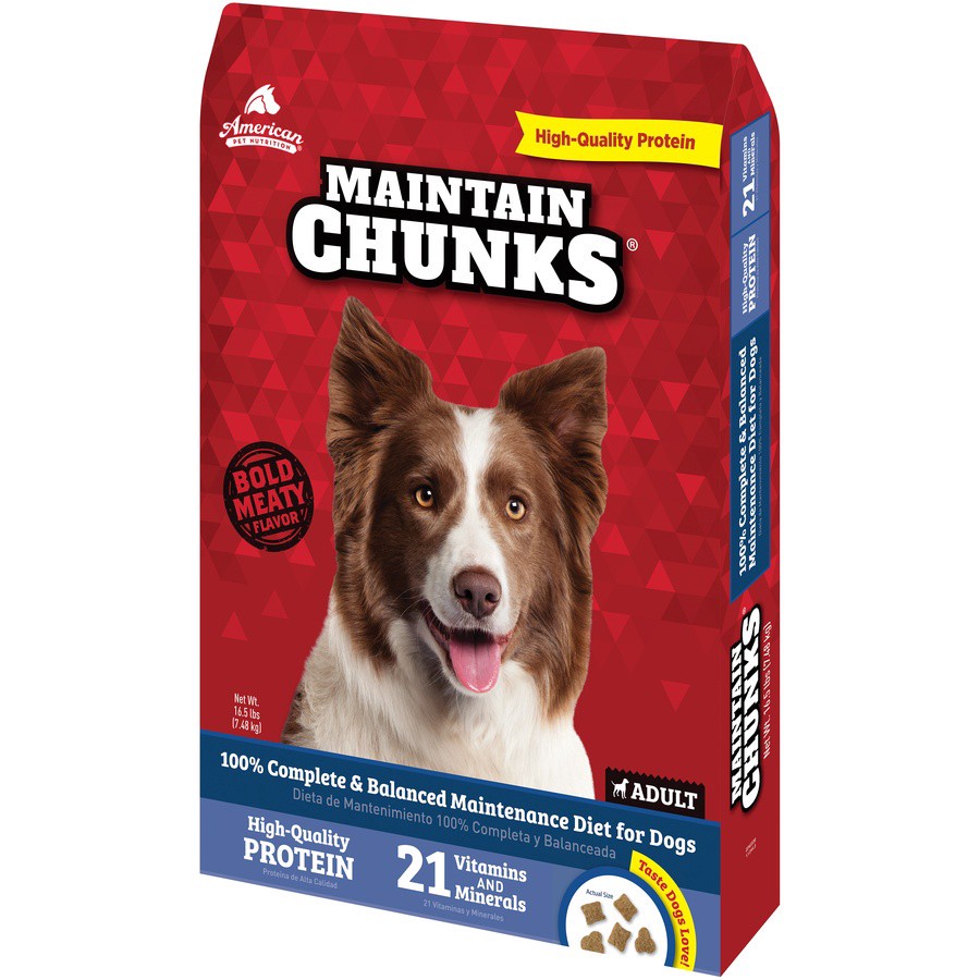 slide 8 of 9, Maintain Chunks Adult Dog Food 16.5 lb, 16.5 lb