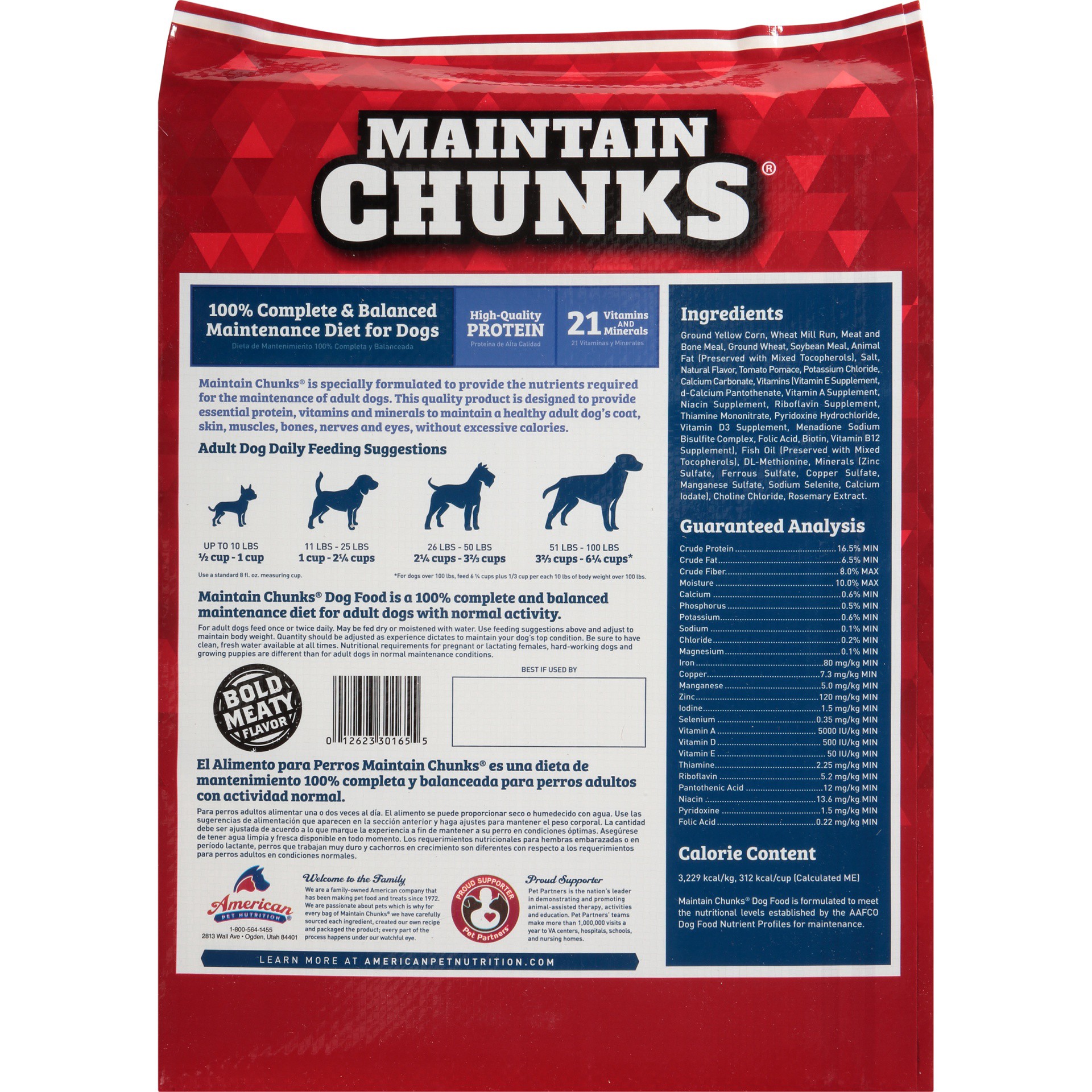 slide 4 of 9, Maintain Chunks Adult Dog Food 16.5 lb, 16.5 lb