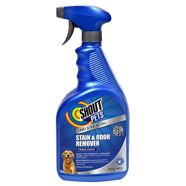 slide 1 of 5, Shout Pets Stain & Odor Remover Spray, Fresh, 32 oz