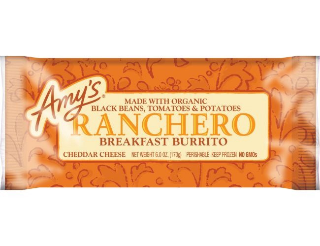 slide 1 of 1, Amy's Ranchero Breakfast Burrito, 6 oz