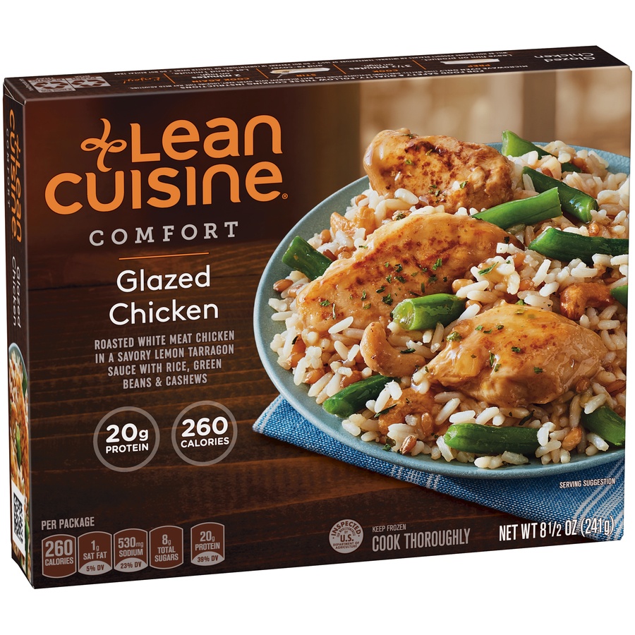 slide 2 of 8, Lean Cuisine Comfort Glazed Chicken, 8.5 oz