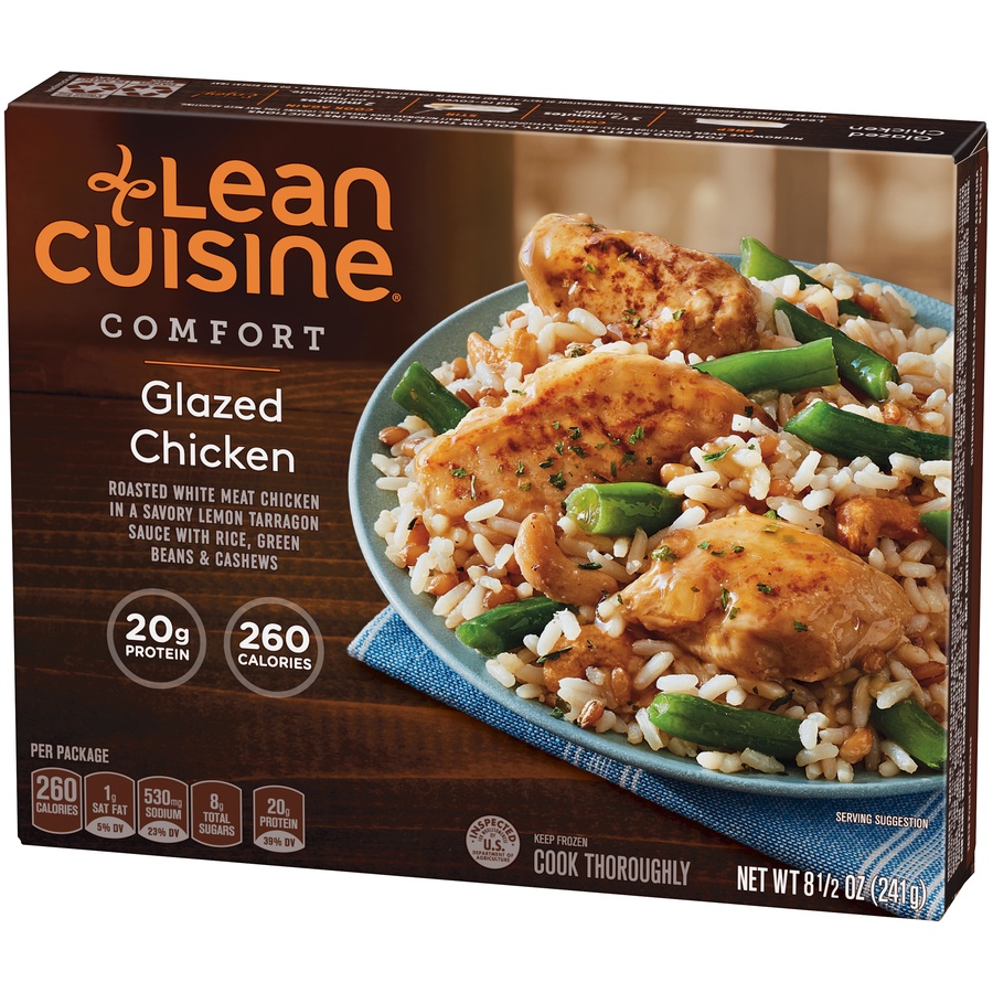 slide 3 of 8, Lean Cuisine Comfort Glazed Chicken, 8.5 oz