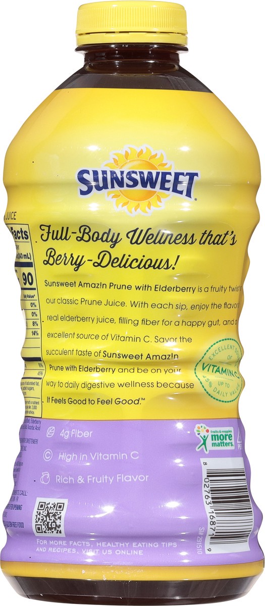 slide 5 of 13, Sunsweet Prune Jce W Elderberr, 48 oz