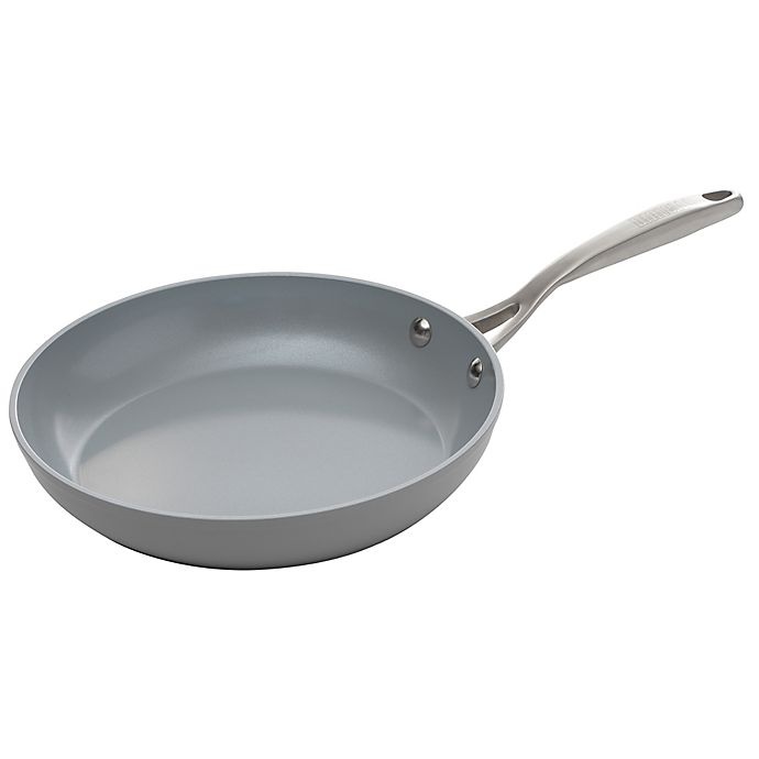 slide 1 of 1, Bialetti Silver Titanium Nonstick Fry Pan, 10.25 in