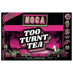 NOCA Too Turnt Tea Bayou Berry Blast 12pk/12oz Cans