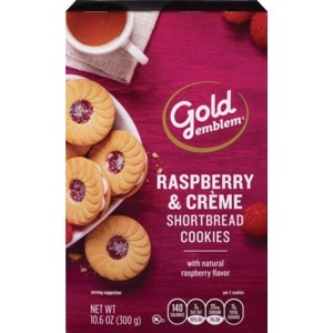 slide 1 of 1, CVS Gold Emblem Raspberry Creme Shortbread Cookies, 10.6 oz; 300 gram