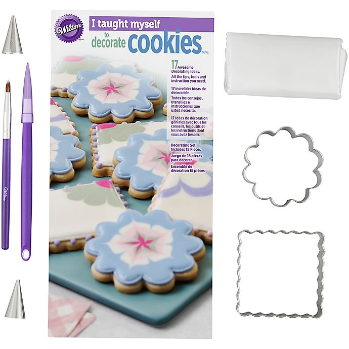 slide 1 of 1, Wilton I Taught Myself Cookie Decorating Book Set, 18 ct