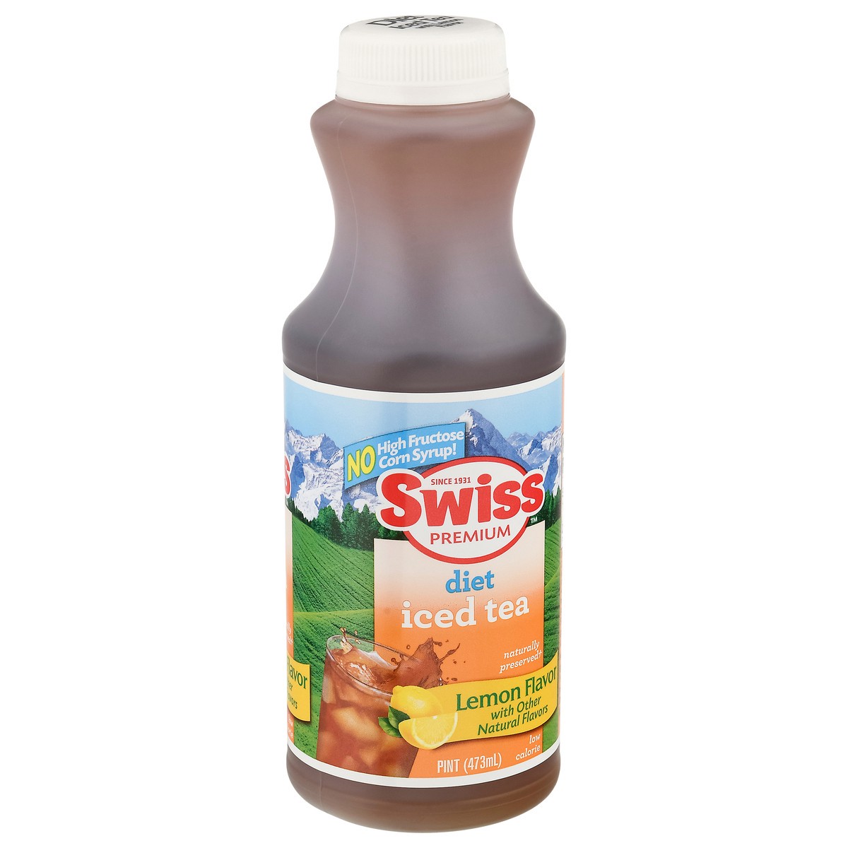 slide 12 of 13, Swiss Premium Diet Lemon Flavor Iced Tea - 1 pint, 1 pint