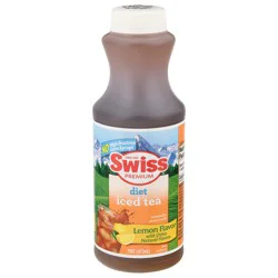 Swiss Premium Diet Lemon Flavor Iced Tea - 1 pint