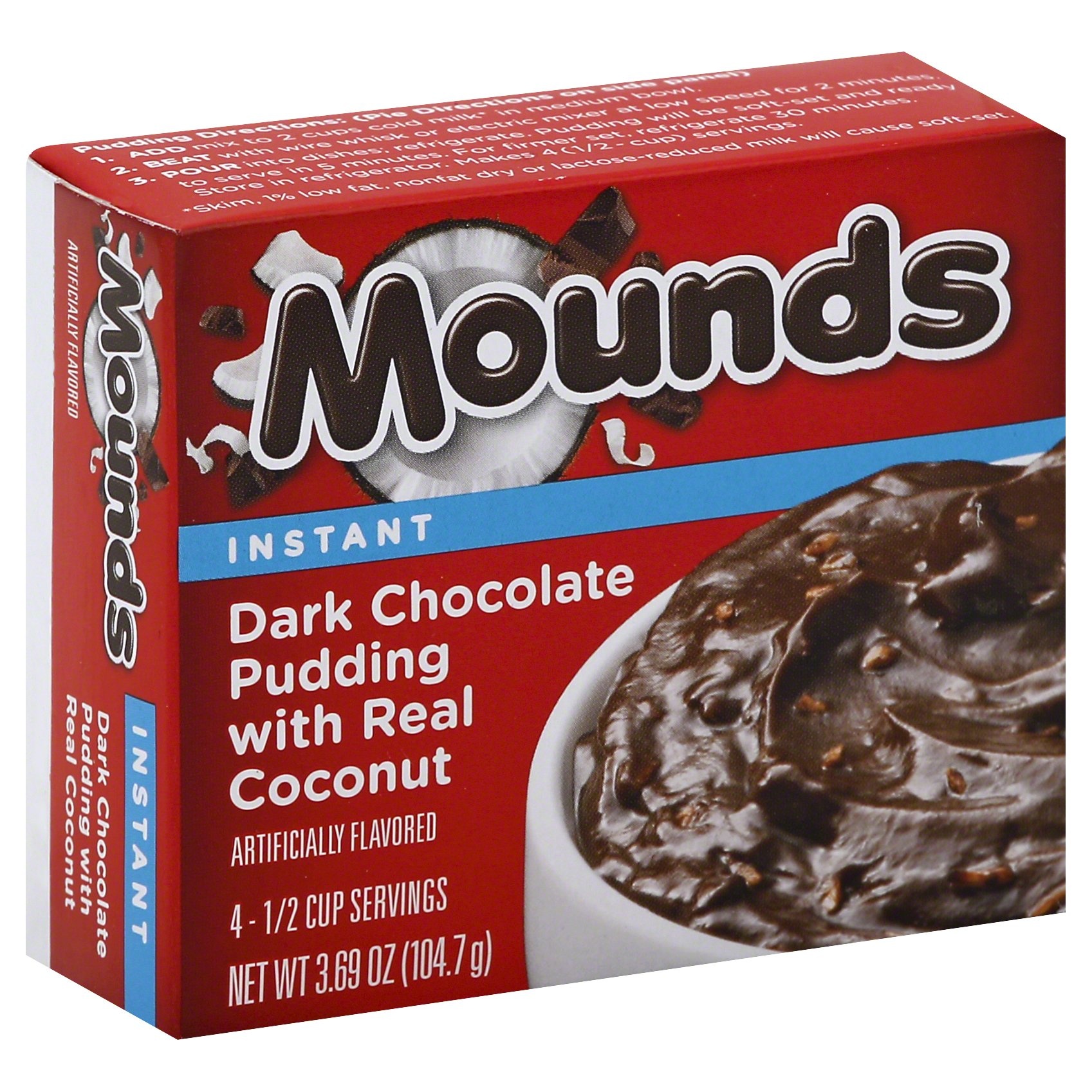 slide 1 of 1, Mounds Pudding 3.69 oz, 3.69 oz