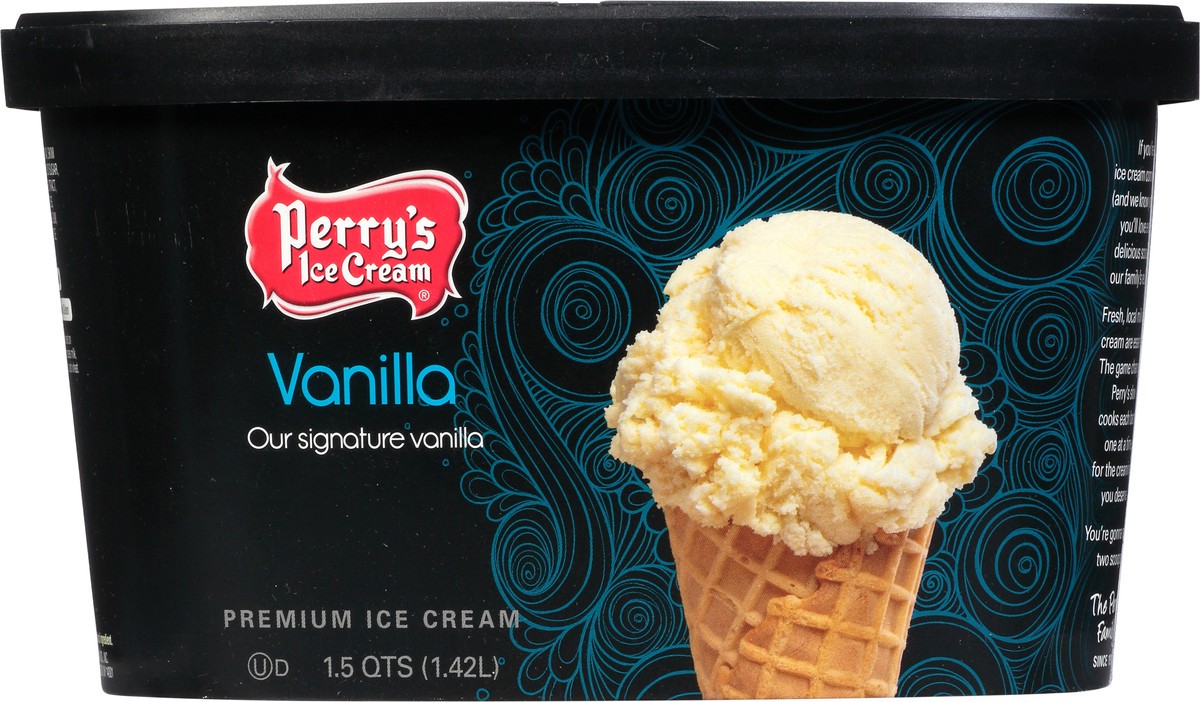 slide 3 of 9, Perry's Ice Cream Premium Vanilla Ice Cream 1.5 qt, 1.5 qt