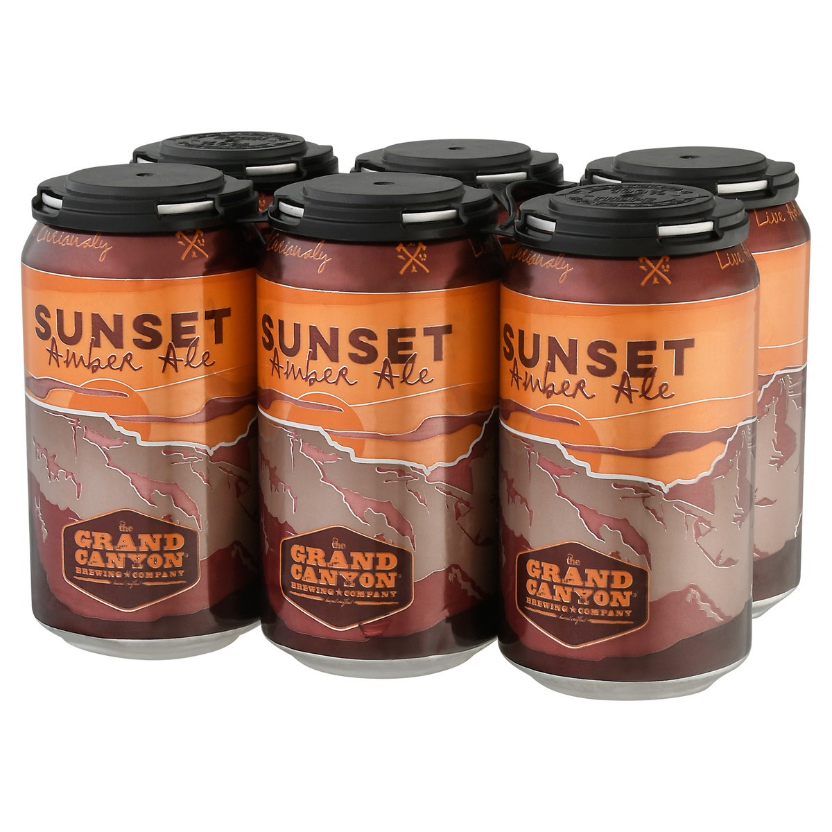 slide 9 of 10, Grand Canyon Sunset Amber Ale Beer 6-12 fl oz Cans, 6 ct