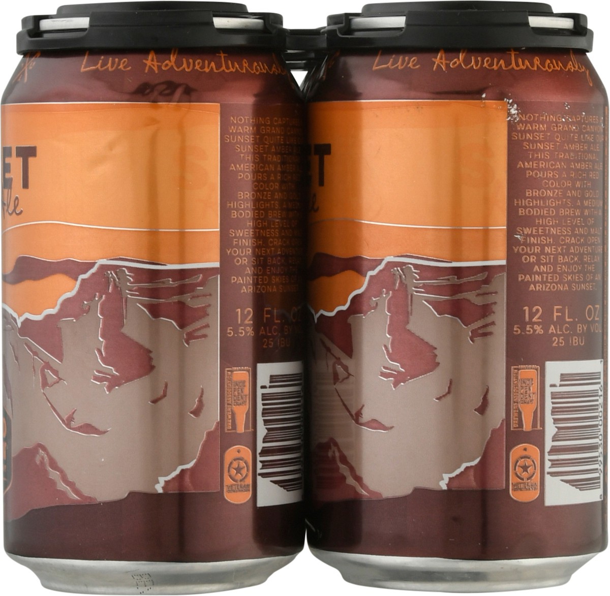 slide 3 of 10, Grand Canyon Sunset Amber Ale Beer 6-12 fl oz Cans, 6 ct