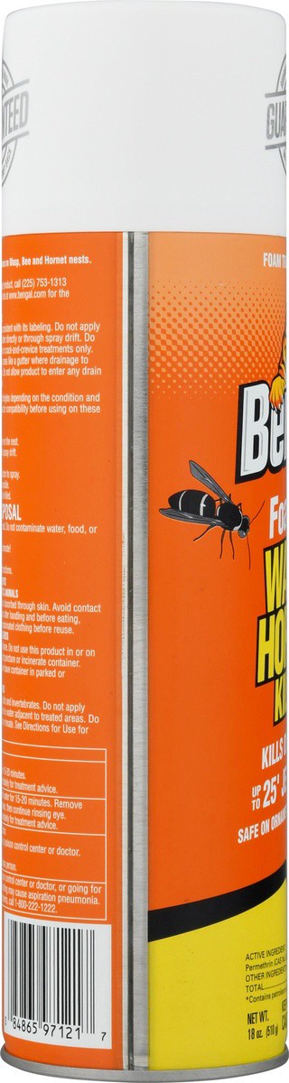 slide 5 of 9, Bengal Foaming Wasp & Hornet Killer Spray, 18 oz