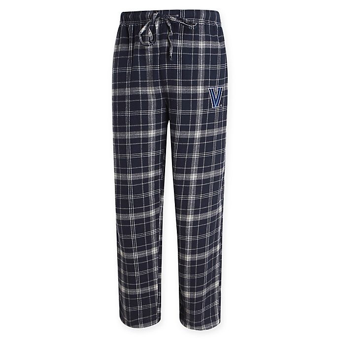 slide 1 of 1, NCAA Villanova University Men's X-Large Flannel Plaid Pajama Pant with Left Leg Team Logo, 1 ct