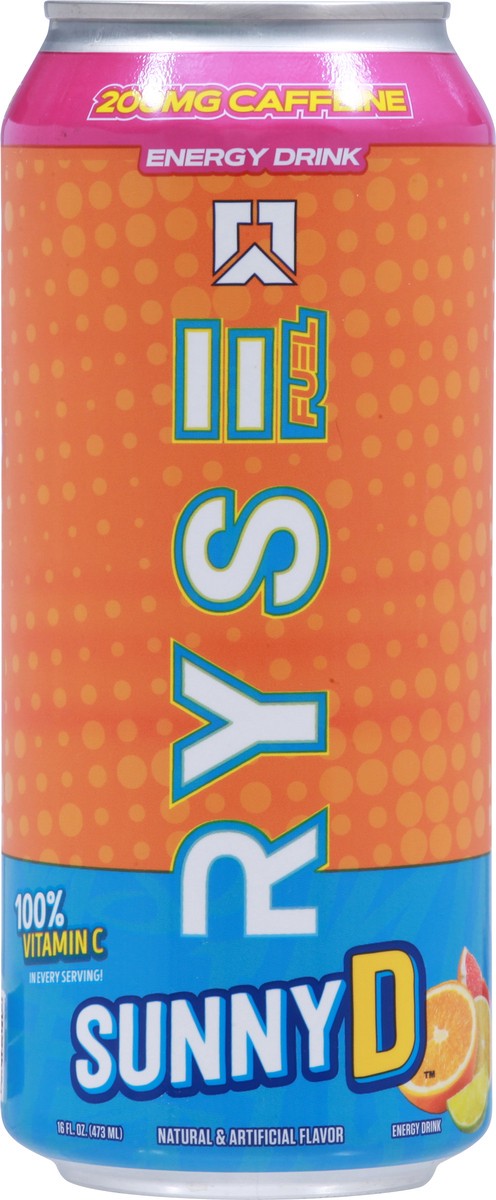 slide 7 of 12, RYSE Fuel SunnyD Energy Drink 16 fl oz, 16 fl oz