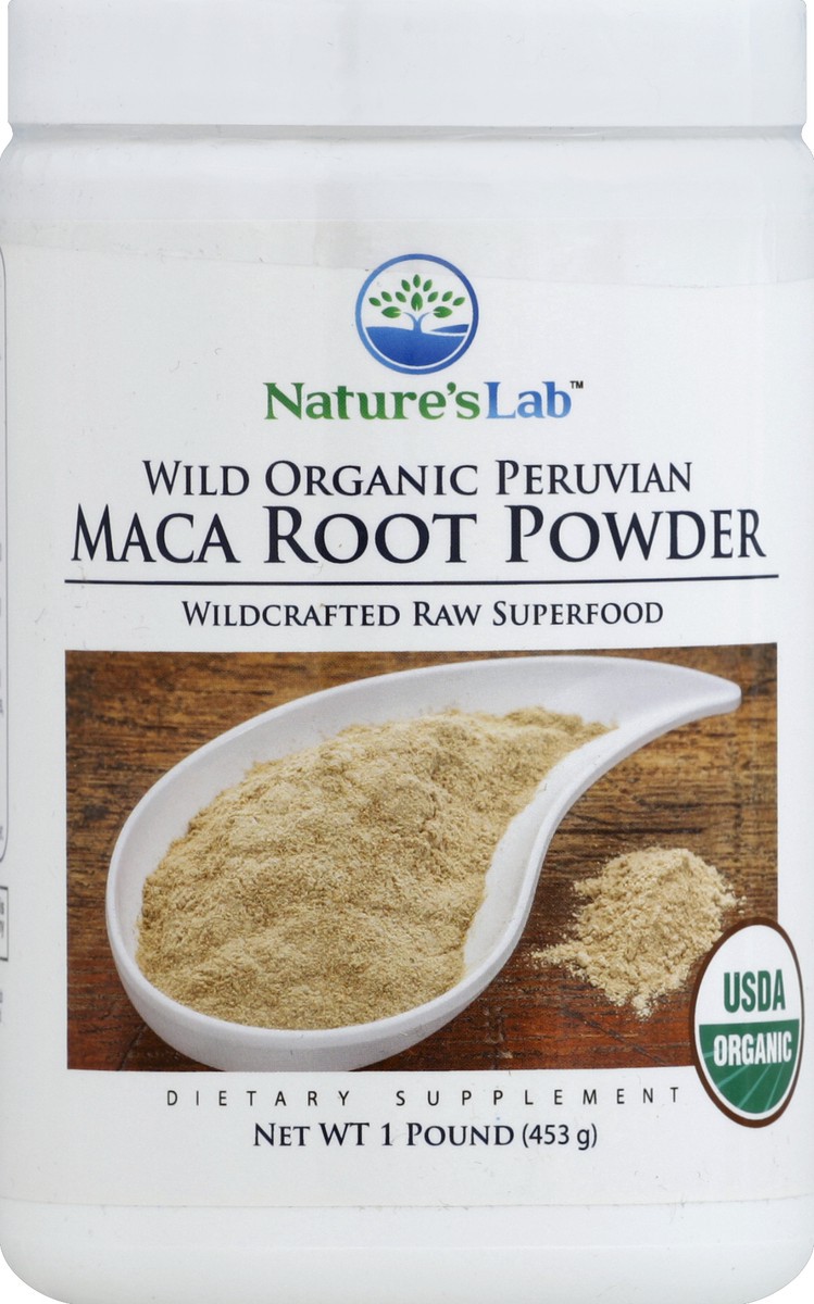 slide 1 of 3, Nature's Lab Maca Root Powder 1 lb, 16 oz