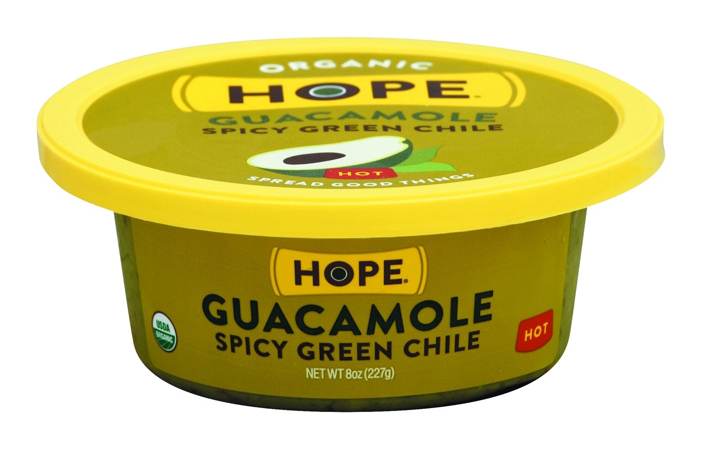 slide 1 of 1, Hope Foods Guacamole 8 oz, 8 oz