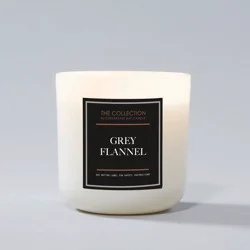 The Collection By Chesapeake Bay Candle White Jar, Grey Flannel, 12 Oz.