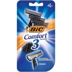 BiC Comfort 3 3 Blades Razors 4 ea