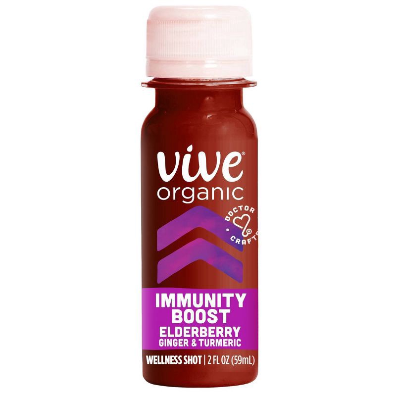 slide 1 of 4, Vive Organic Immunity Boost Elderberry 2oz, 2 fl oz