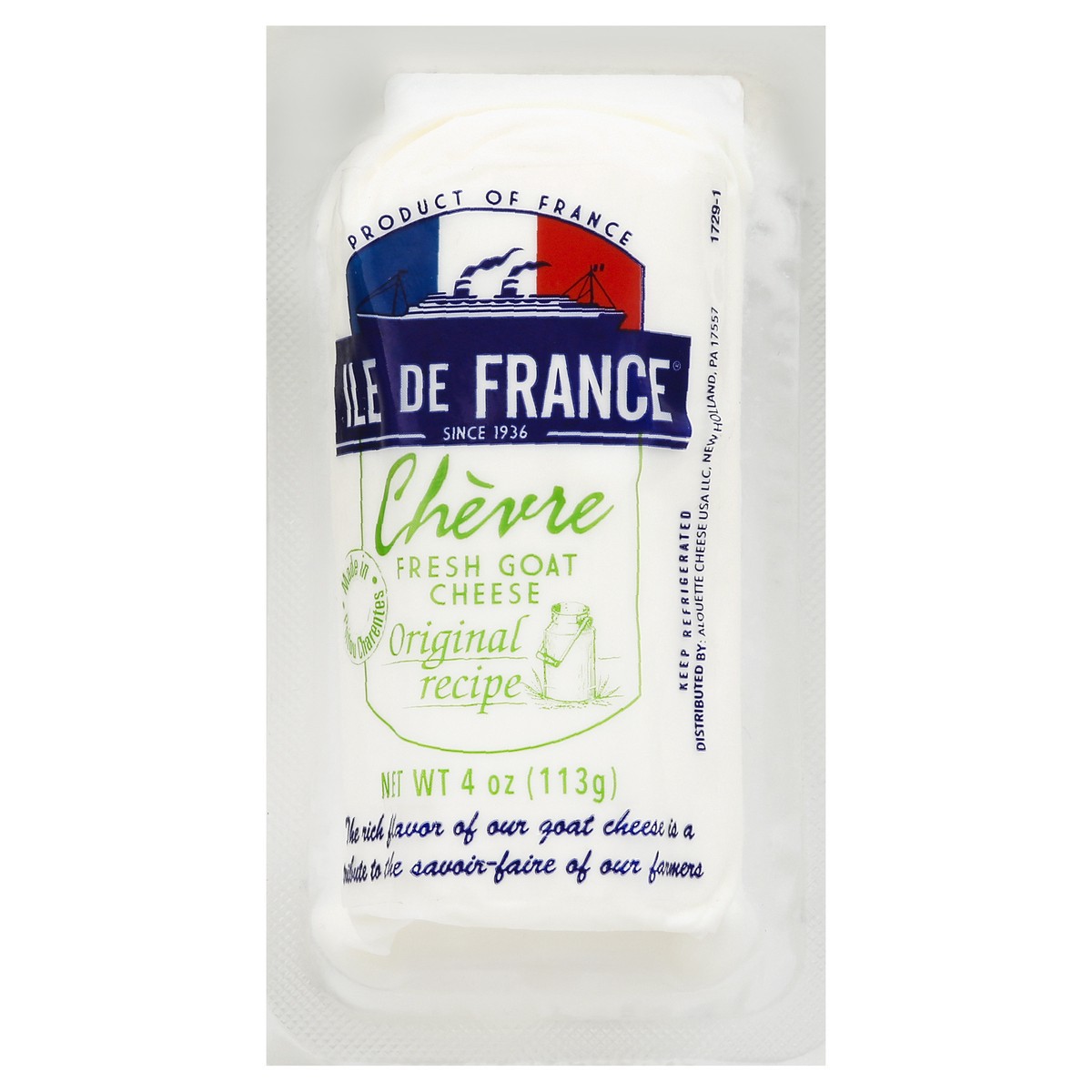 slide 3 of 6, Ile de France Cheese 4 oz, 4 oz
