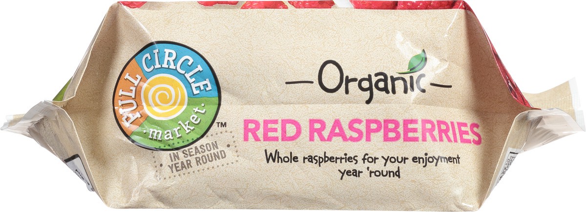 slide 5 of 9, Full Circle Market Organic Unsweetened Red Raspberries 10 oz, 10 oz