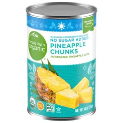 Simple Truth Organic Chunked Pineapple Can
