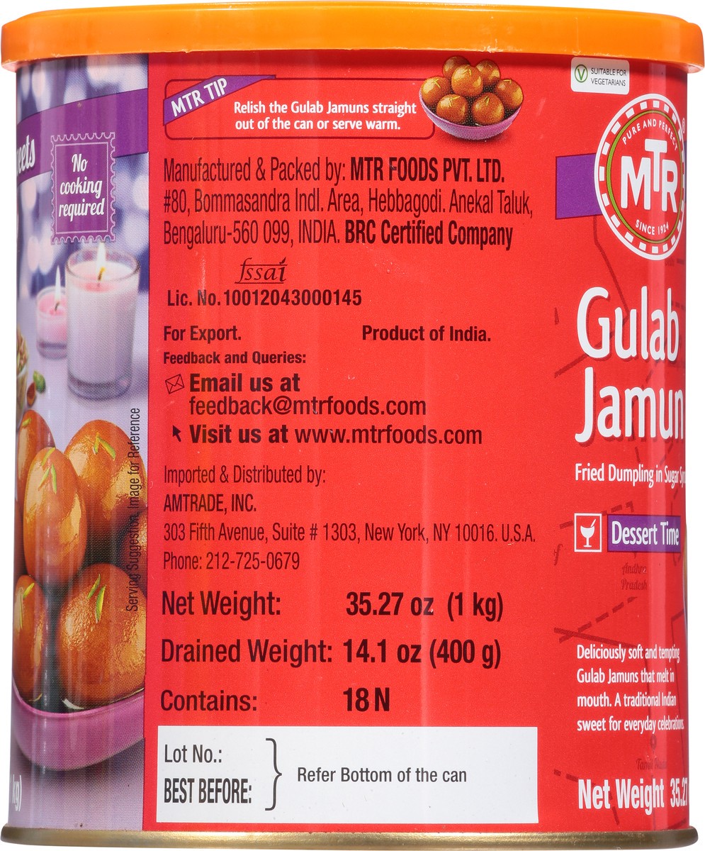 slide 4 of 13, MTR Gulab Jamun 35.27 oz, 35.27 oz