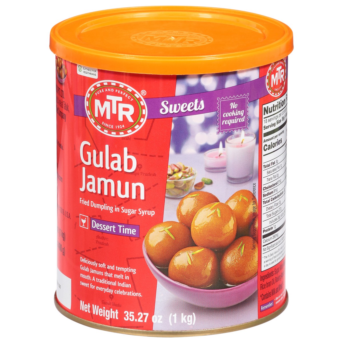 slide 13 of 13, MTR Gulab Jamun 35.27 oz, 35.27 oz