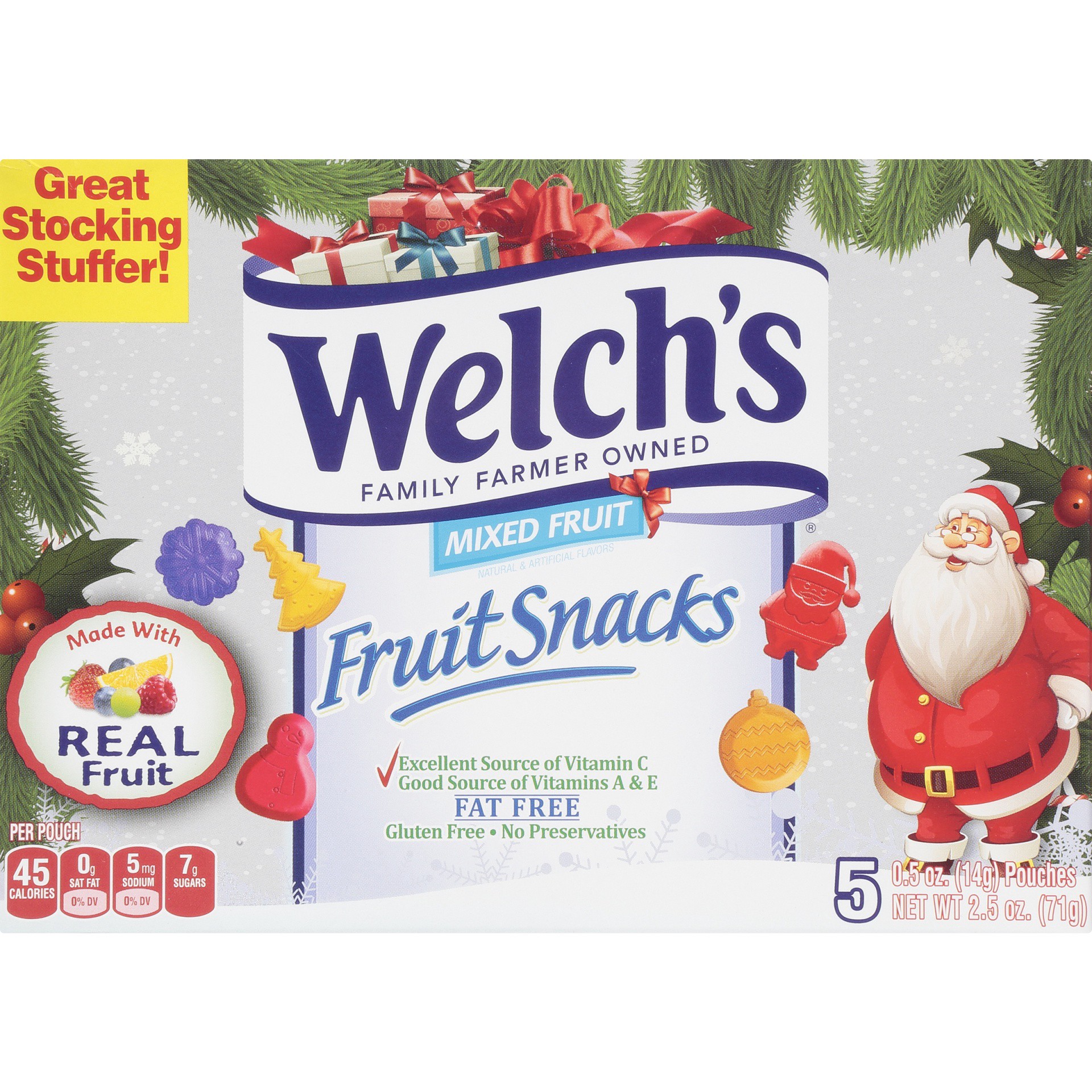 slide 7 of 9, Welch's Fruit Snacks, Mixed Fruit, 5 Pack, 5 ct