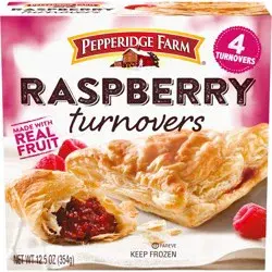 Pepperidge Farm Turnovers Raspberry 4 Count - 12.5 Oz