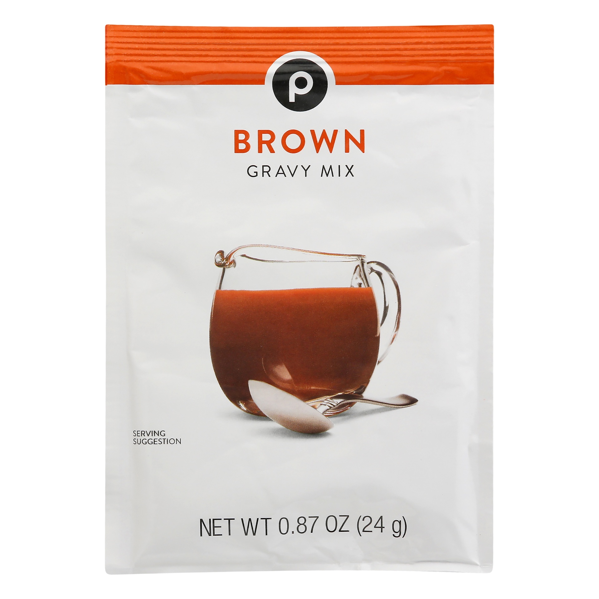 slide 1 of 1, Publix Brown Gravy Mix, 0.87 oz