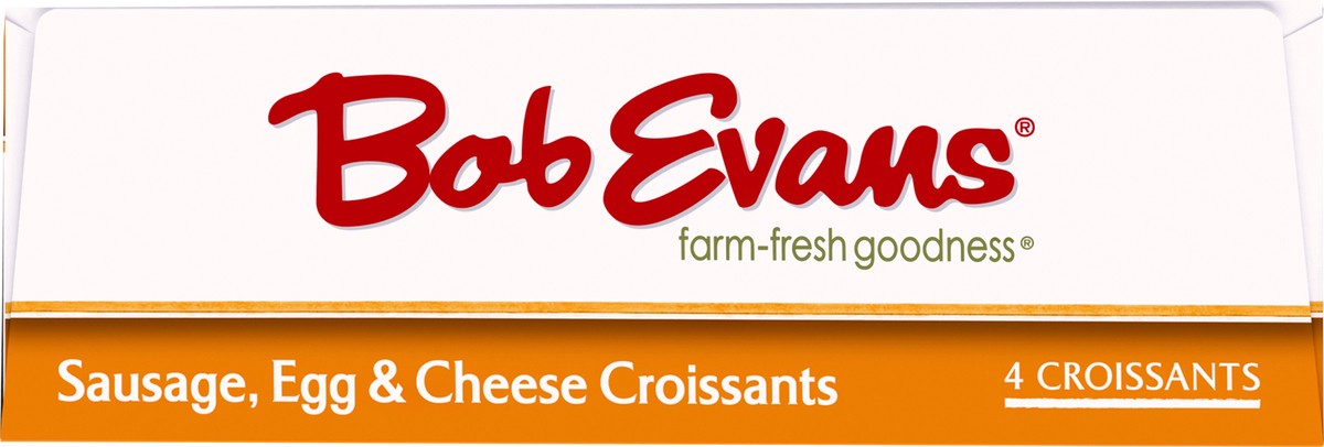 slide 11 of 14, Bob Evans Sausage, Egg & Cheese Croissants, 14.6 oz