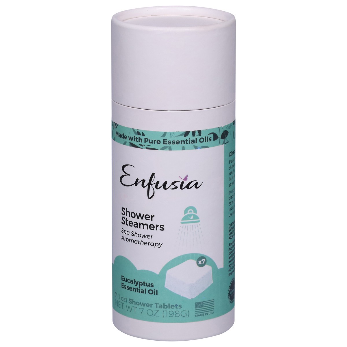 slide 9 of 12, Enfusia Shower Steamers Eucalyptus Essential Oil Shower Tablets 7 ea, 7 ct
