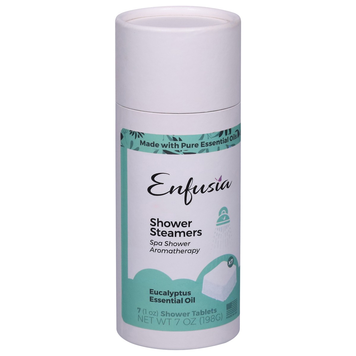 slide 6 of 12, Enfusia Shower Steamers Eucalyptus Essential Oil Shower Tablets 7 ea, 7 ct