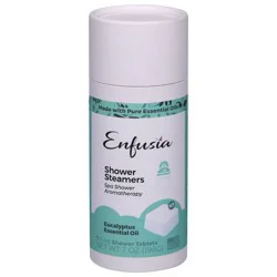Enfusia Shower Steamers Eucalyptus Essential Oil Shower Tablets 7 ea